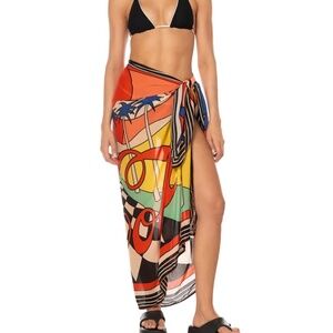 Maaji Coca Cola Palm Springs Fizz Isla Pareo O/S NWT